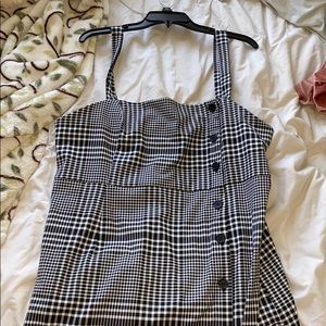 H&M Plaid bodycon dress